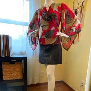 Vintage Bermans Leather Skirt